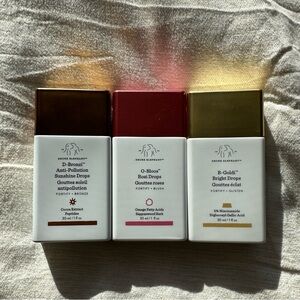 Drunk Elephant Skincare Drops Set - Bronze, Red, Gold